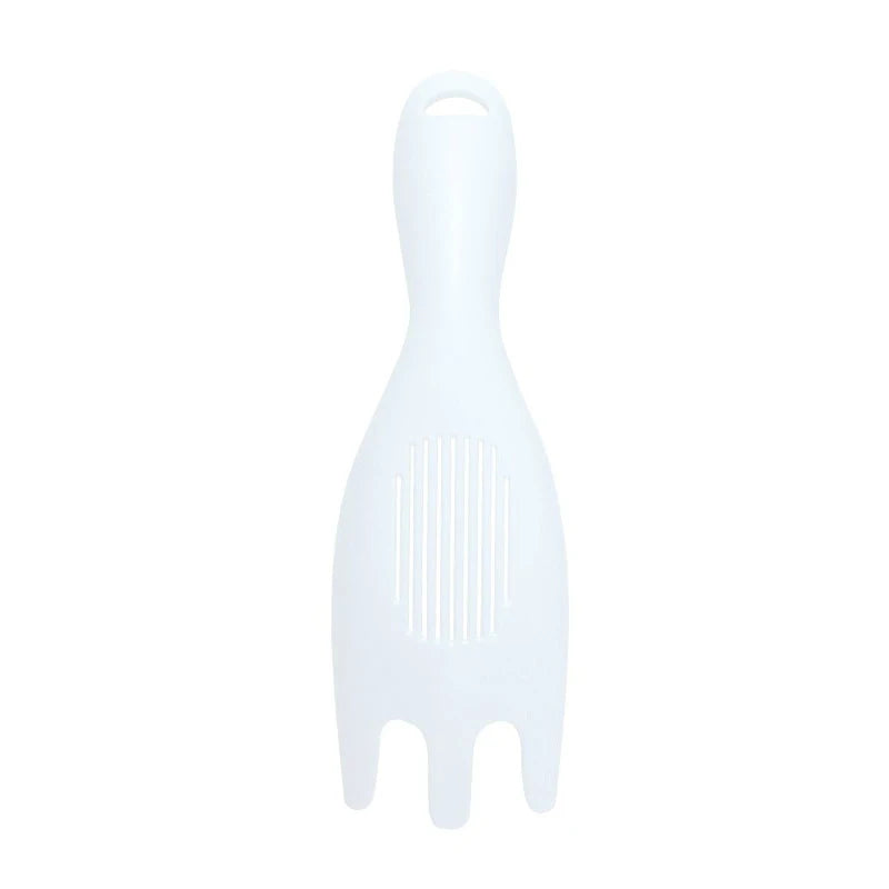 1Pc Rice Sieve Spoon Kitchen Drain Colander With Handles Rice Bowl Strainer White Rice Washing Tools Sink Drain Household Tools. Qme A1 White