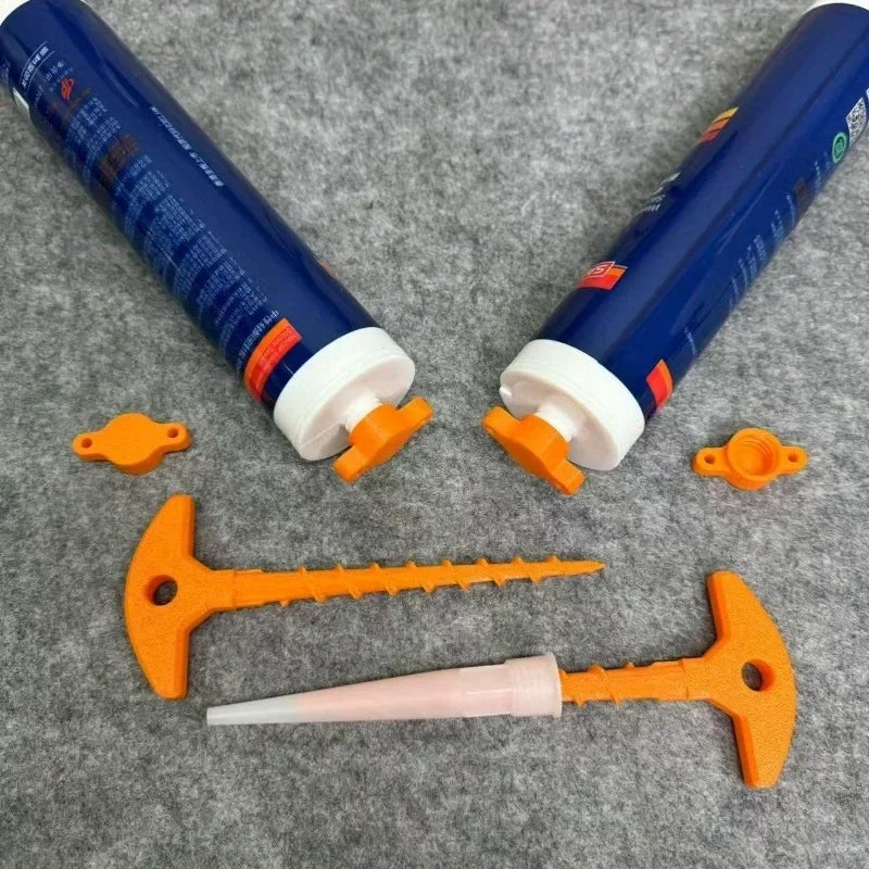 Top-notch Glass Glue Sealing Cap Sealant Gun Nozzle Prevent Core Pipe Qme