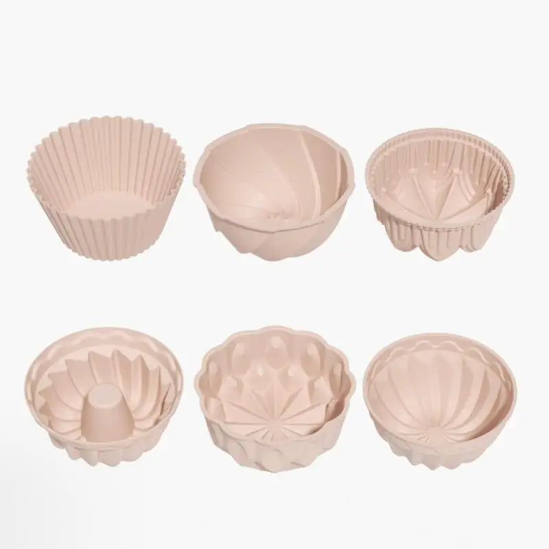Charlotte Cake Pan Silicone Cheesecake Nonstick Round Baking Mold Qme one size Pink