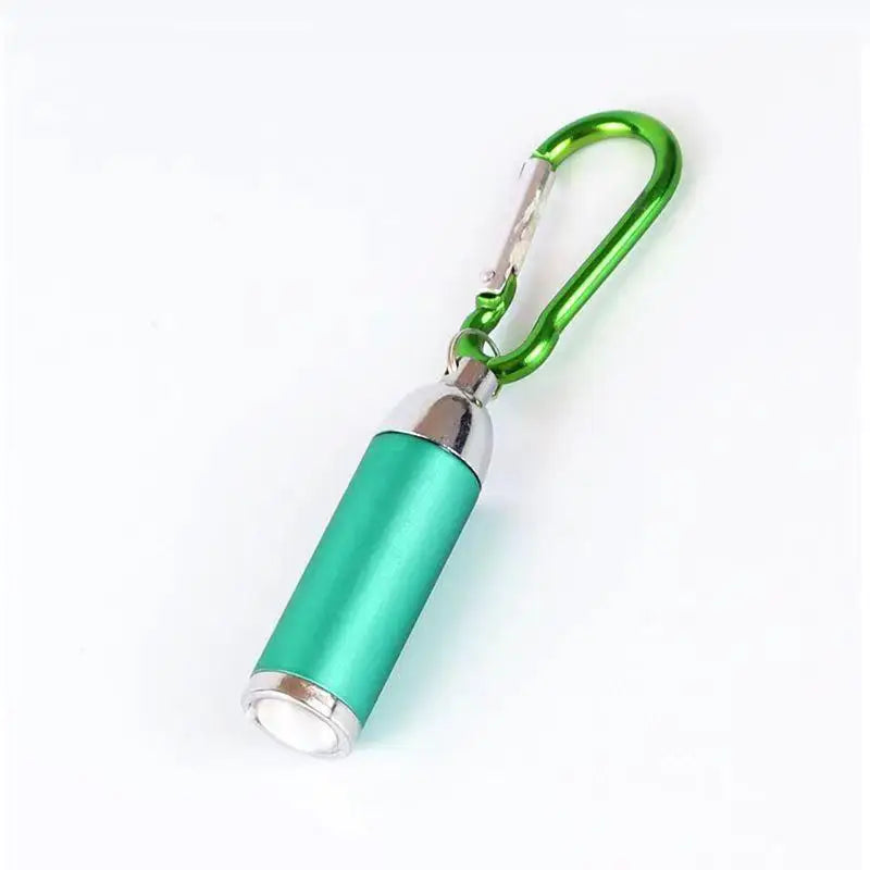 Multi-function Keychain Lamp LED Mini Flashlight Telescopic Strong Qme Green
