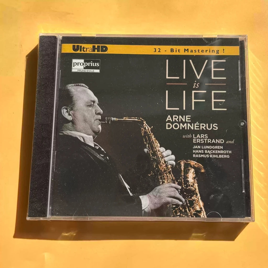 Audiophile Jazz Saxophone Live Album Live Is Life Ultra HD 32-Bit Remastered Edition Performed By Legendary Swedish Saxophonist Qme Live is Life