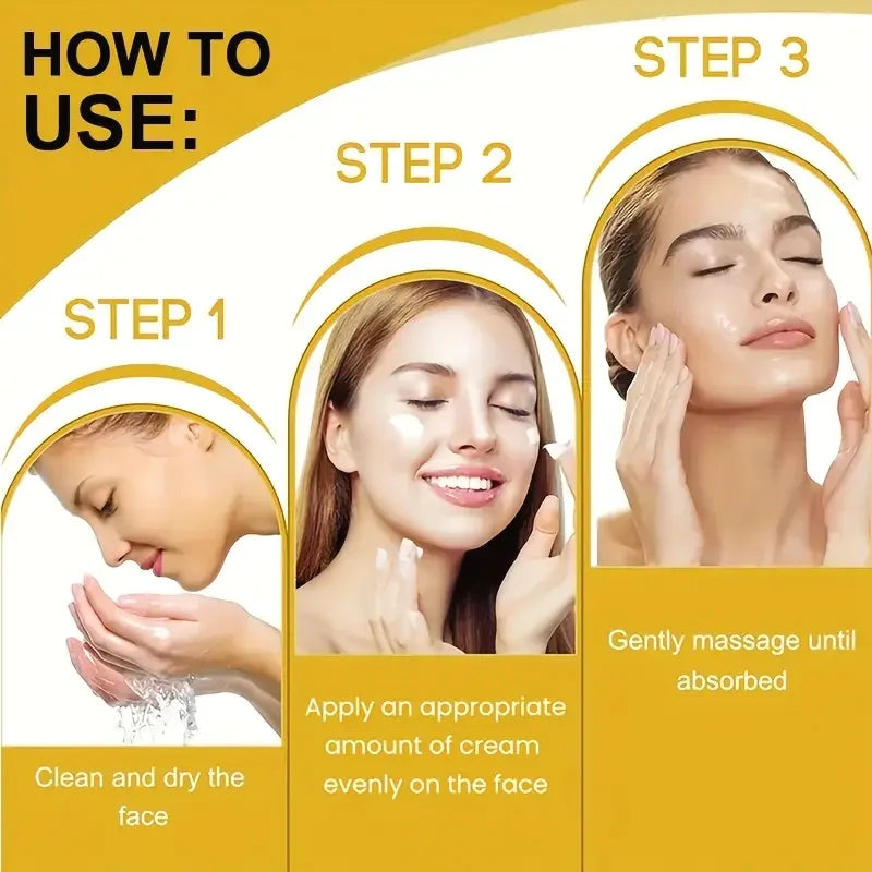 Bee Vemon Instant Facial Lifting Cream - Tightens and Lifts Skin, Smooths Fine Lines and Wrinkles | All Skin Types Qme