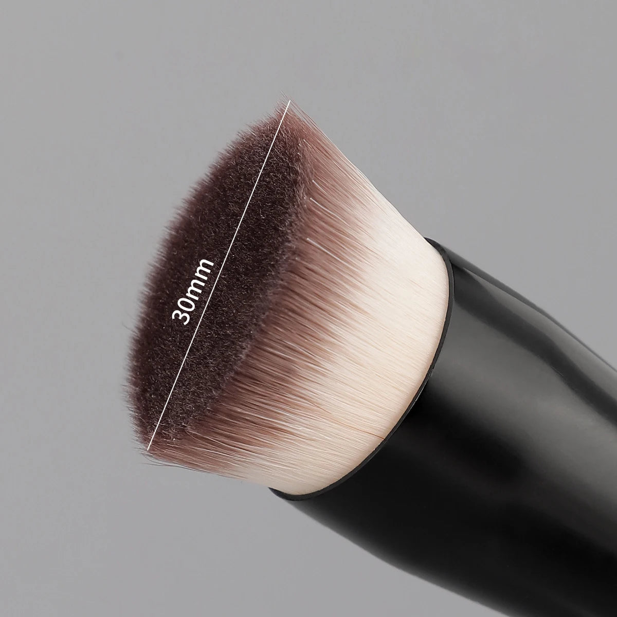 Flat Foundation Makeup Brushes Angled Synthetic Hair Face Contour Qme