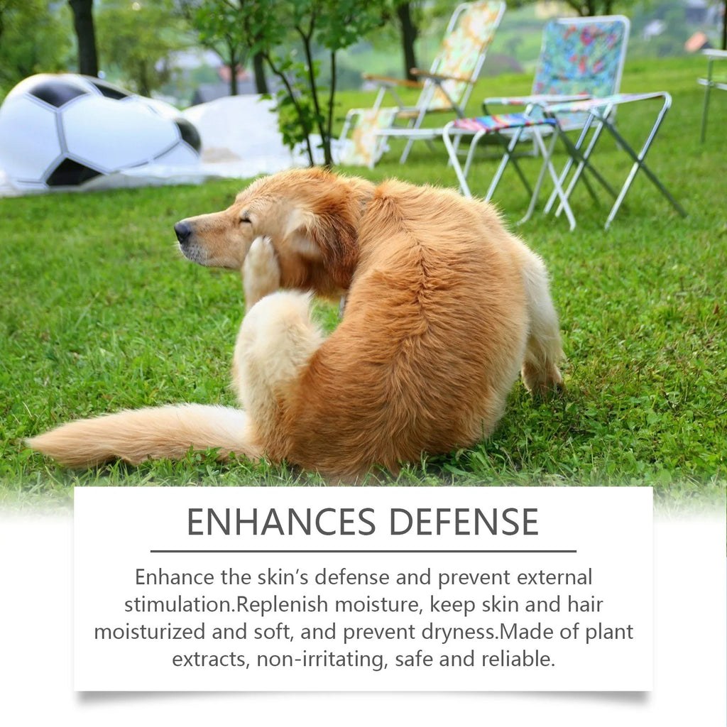 Dog Shampoo Conditioner Moisturizing for Sensitive Skin PH Balanced Anti Itching Flea Killer Dirt Mite Removal Pet Cleaning Foam Qme