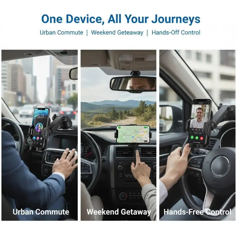 360 Rotation Car Phone Holder Universal Sucker Mount Cellphone Stand Qme Default Title