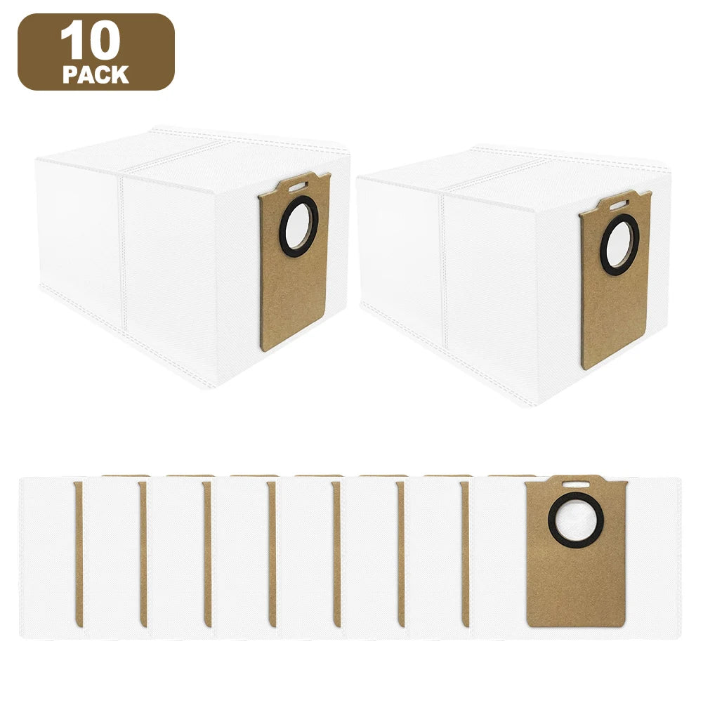 4/10pcs Self-emptying Bags For Ultenic For T20 Pro Robot Vacuum Cleaner Replacement Home Clean Tools Qme 10 PACK