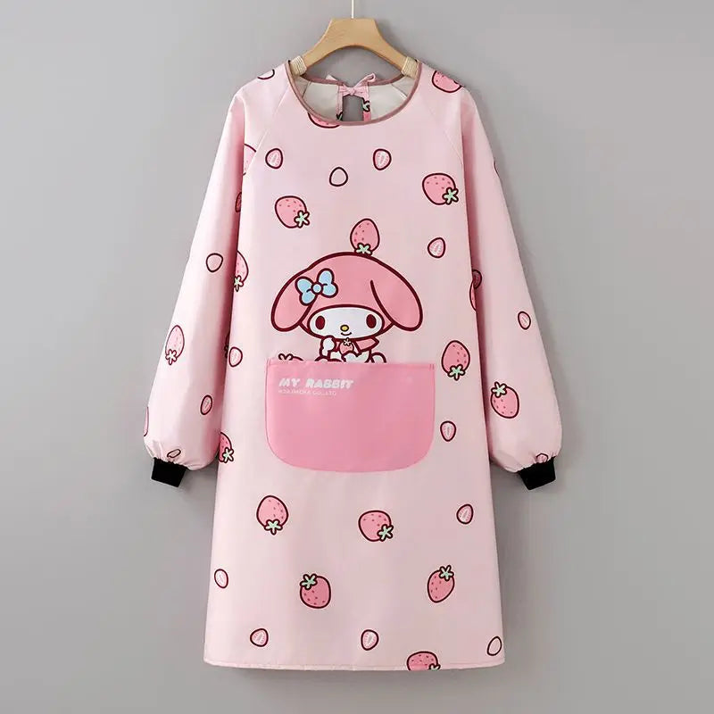 Hello Kitty Fashionable Apron Kitchen Home Use Grease Qme 9