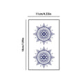 Herbal juice circular pattern breast patch sexy temporary sticker waterproof and sweat proof tattoo sticker trendy style Qme HC-710