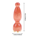 Handheld Lotus Seedpod Beauty Professional Alloy Rosewood Facial Qme 2pcs