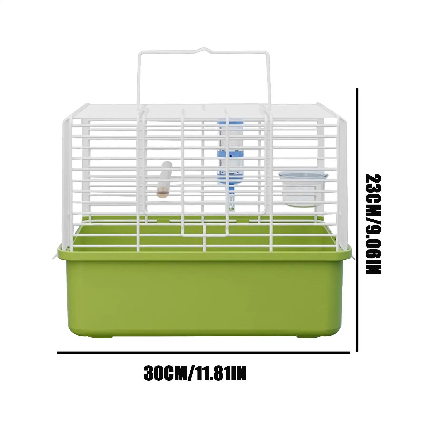 Bird Cages Parakeets Portable Large Space Carrier Handle Parrot Beaks Qme