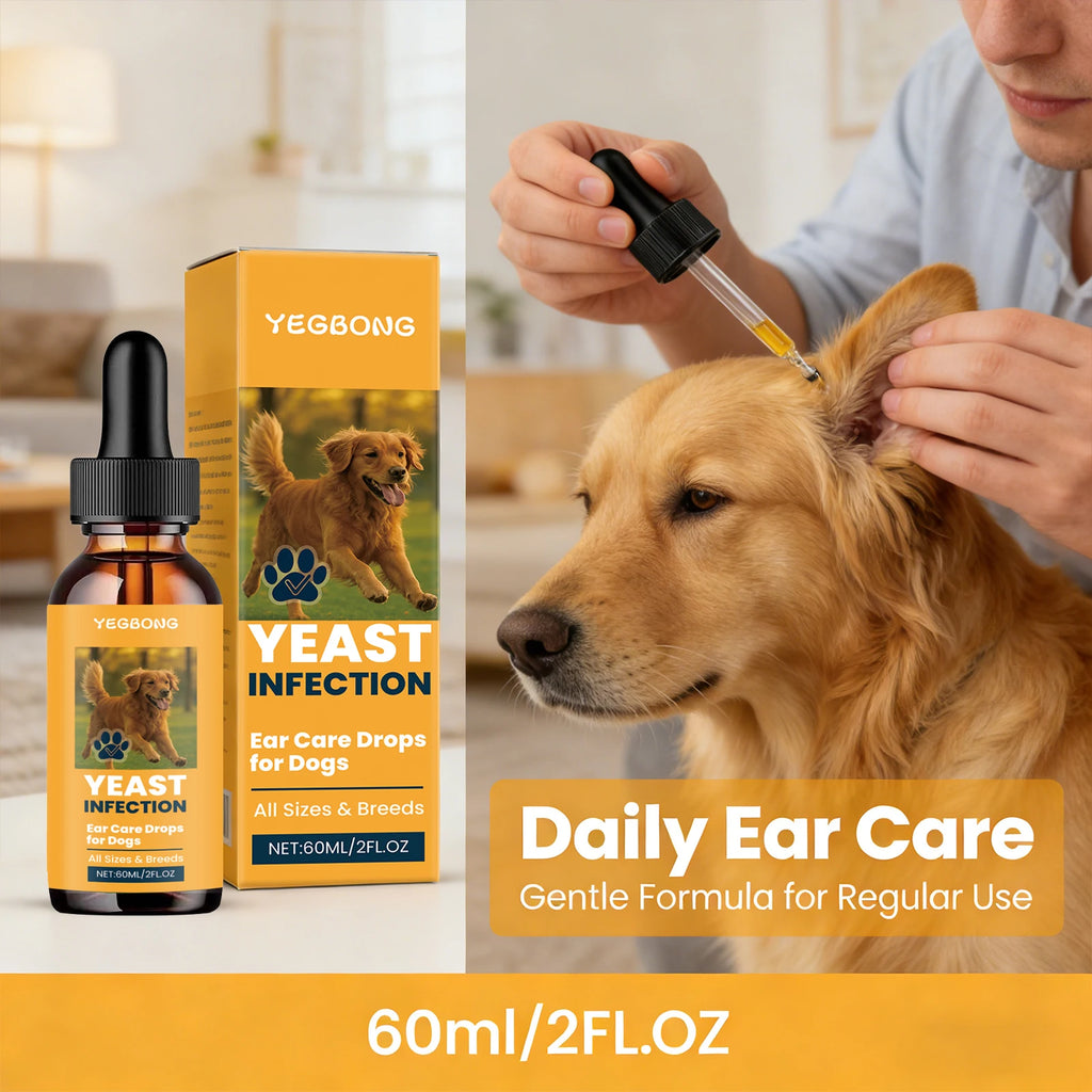 Dogs Ear Care Drops Effectively Removing Earwax Eliminating Odor Relieving Ear Itching Discomfort Gentle Formula Pet Ear Cleaner Qme Default Title