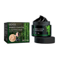 Bamboo Charcoal Facial Blackhead Remover Mask Deep Cleansing Shrink Pore Nose Black Dots Peel off Remove Stickers Skin Care Qme 120g Boxed