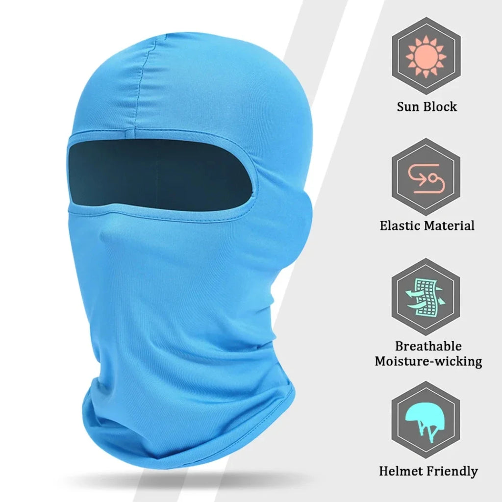 Balaclava Full Face Mask Hiking Cycling Camping Hunting Airsoft Cap Bike Head Cover Summer Men Women Ski Mask Hiking Scarves Qme