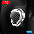 3D Metal Engine Ignition Start Stop Push Button Sticker One Button Ignition Key Decorative Switch Button Cover For Car Interior Qme Silvery