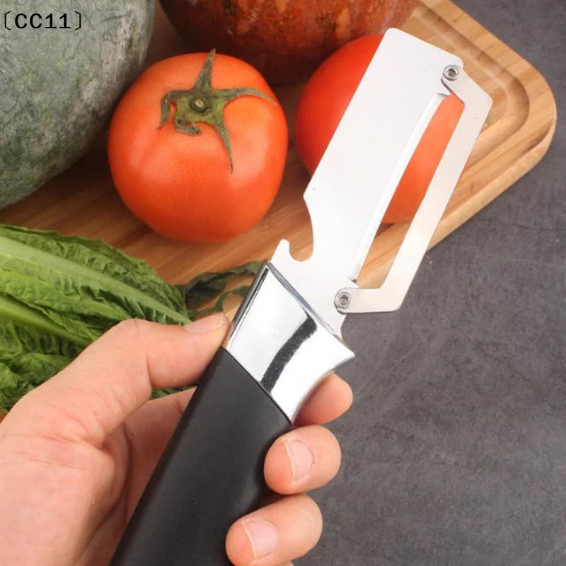Fast Peeling Tool Vegetable Peeler Stainless Steel Blade Fruit Potato Qme