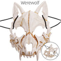 Japanese Animal Skeleton Plastic Mask Cosplay Dragon God Heavenly Hound Yaksa Unisex Stage DropShip Halloween Masquerade Party Qme F