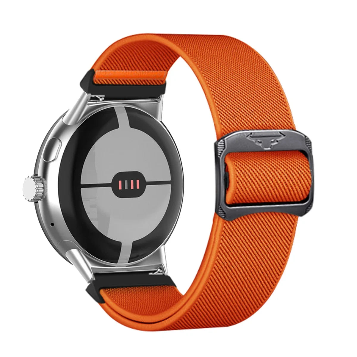 Strap for Google Pixel Watch 3 45mm Nylon Sport Band for Google Pixel Watch1/2/3 41mm Wristband Bracelet Replaced Accessories Qme Orange-S Pixel Watch 3 45mm