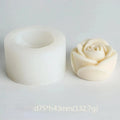 Lotus Flower Silicone Candle Mold Sunflower Peony Multi Style Soap Resin Crystal Mould Heart Rose Chocolate Ice Making Set Gifts Qme Rose 02
