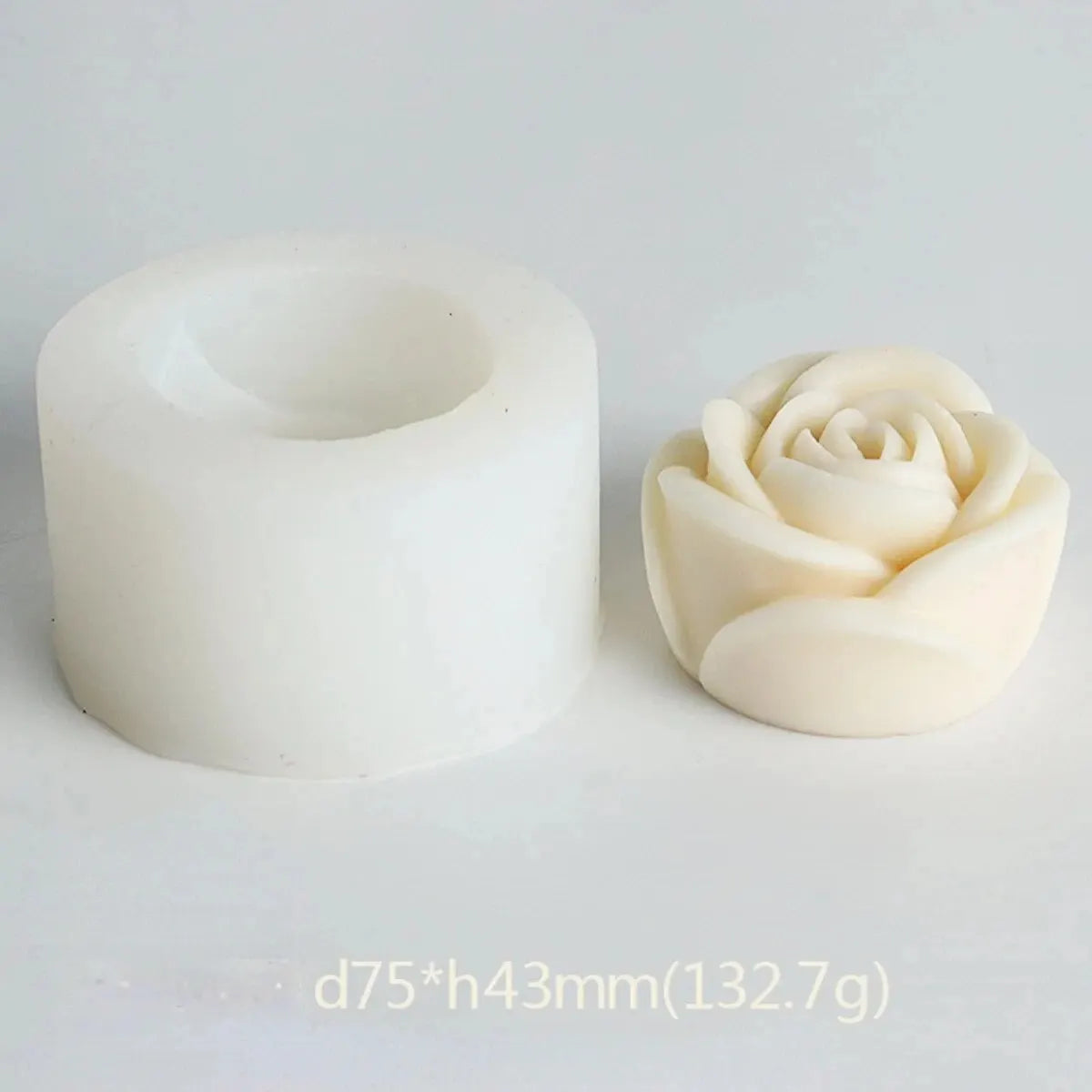 Lotus Flower Silicone Candle Mold Sunflower Peony Multi Style Soap Resin Crystal Mould Heart Rose Chocolate Ice Making Set Gifts Qme Rose 02