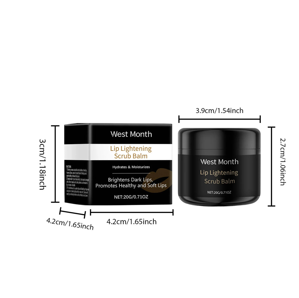 Lip Scrub Exfoliator Hyaluronic Acid Moisturizing Dead Skin Removal Fade Lip Lines Reduce Melanin Nourishing Chapped Lip Care Qme