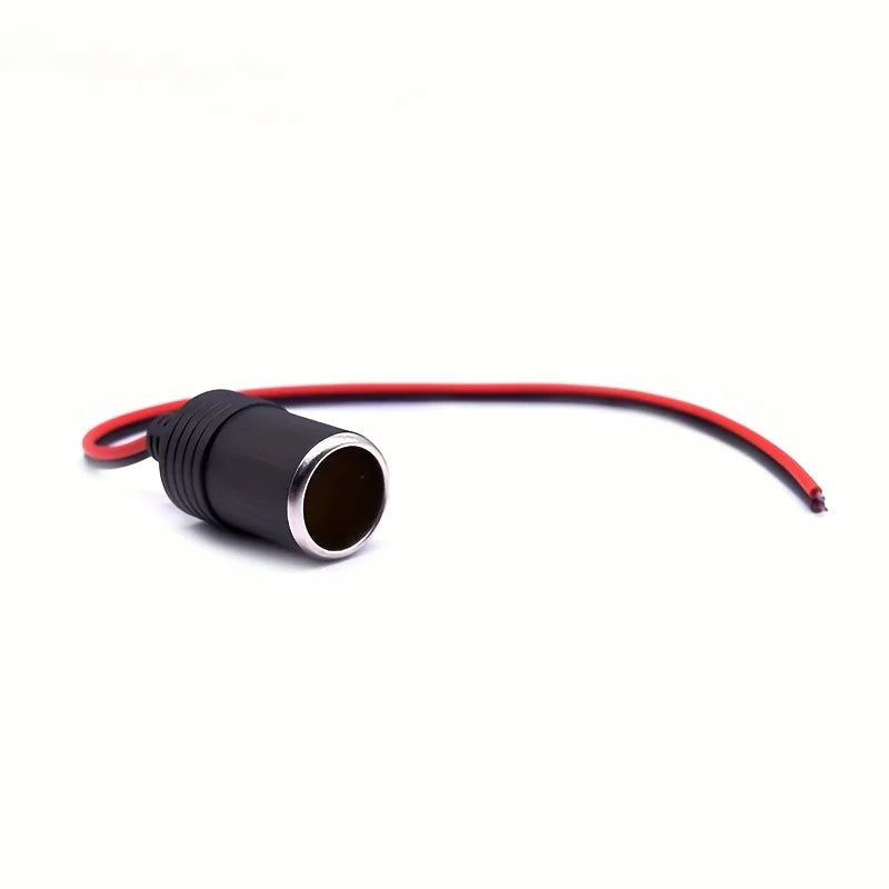 12v 18A Max.120W Female Car Cigarette Lighter Charger cable Female Socket Plug Connector Adapter Universal 1pcs Qme
