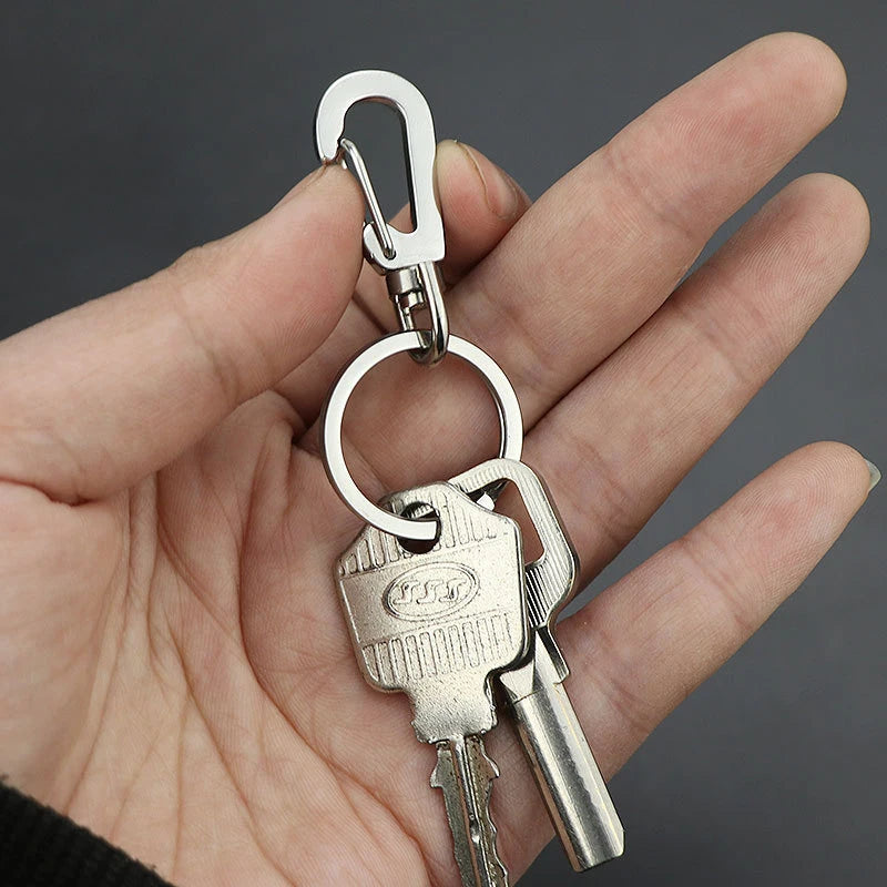 Survival Climbing EDC Snap Hooks Keychain Buckle Clips Mini Spring Qme