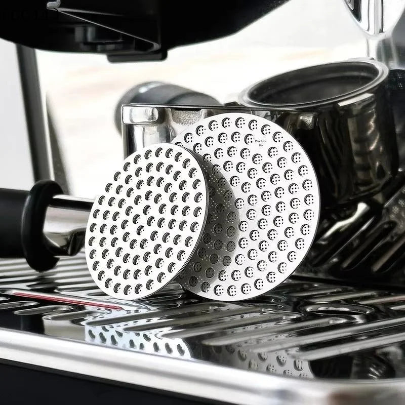 Stainless Steel Espresso Filter 51 53 3 Reusable Coffee Puck Screen Qme
