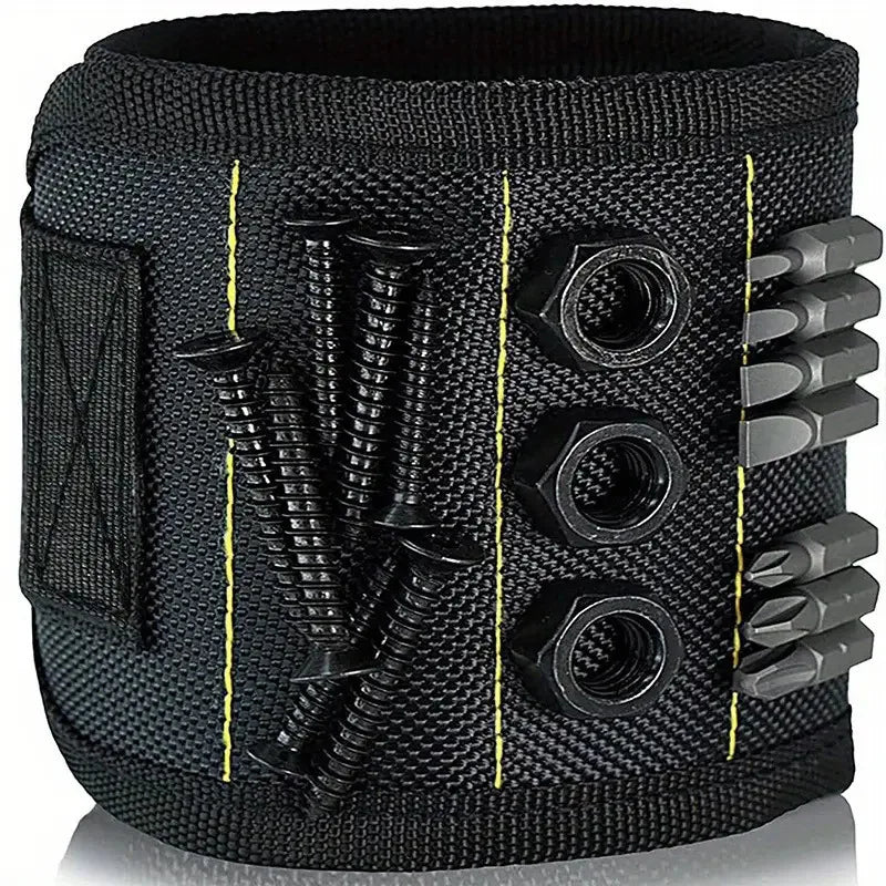 Magnetic Wrist Strap Electrical Accessories Magnet Pickup Adsorption Qme black
