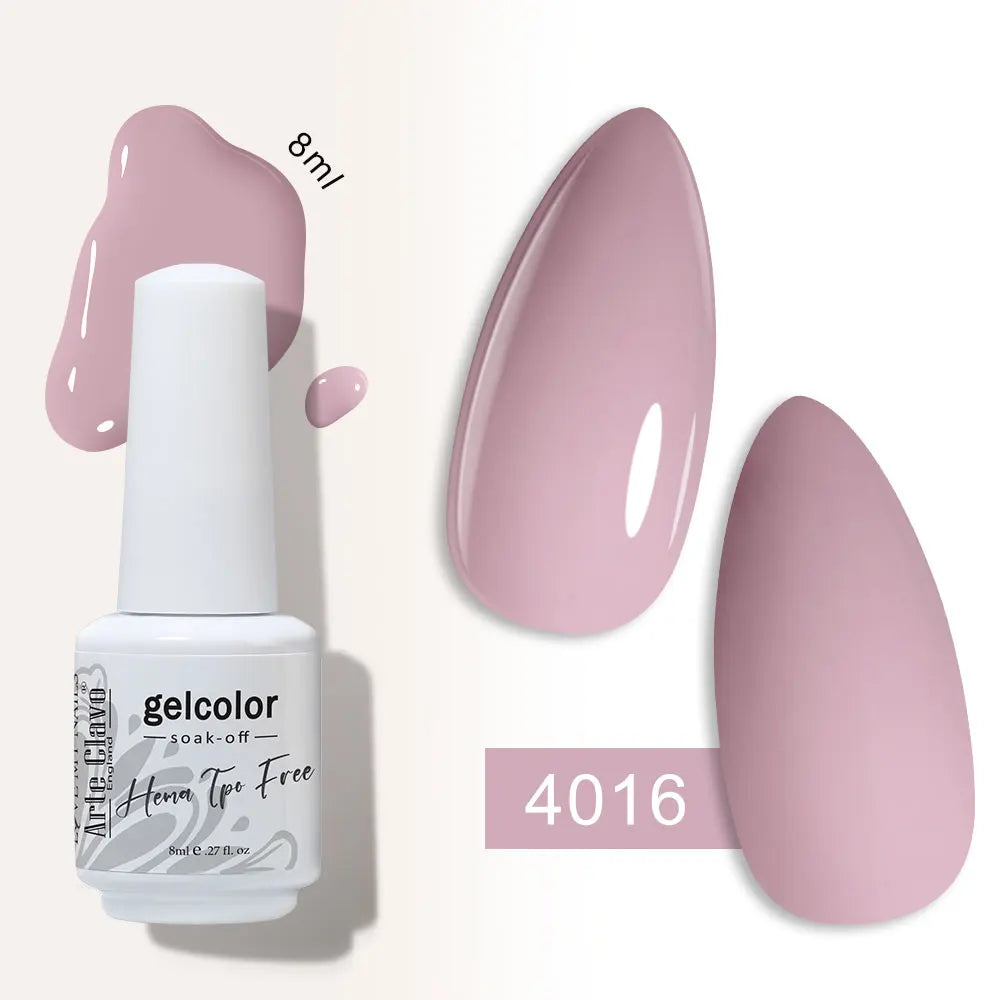 Arte Clavo Semi-permanent Gel Nail Varnish 180 Colors Semipermanent Qme