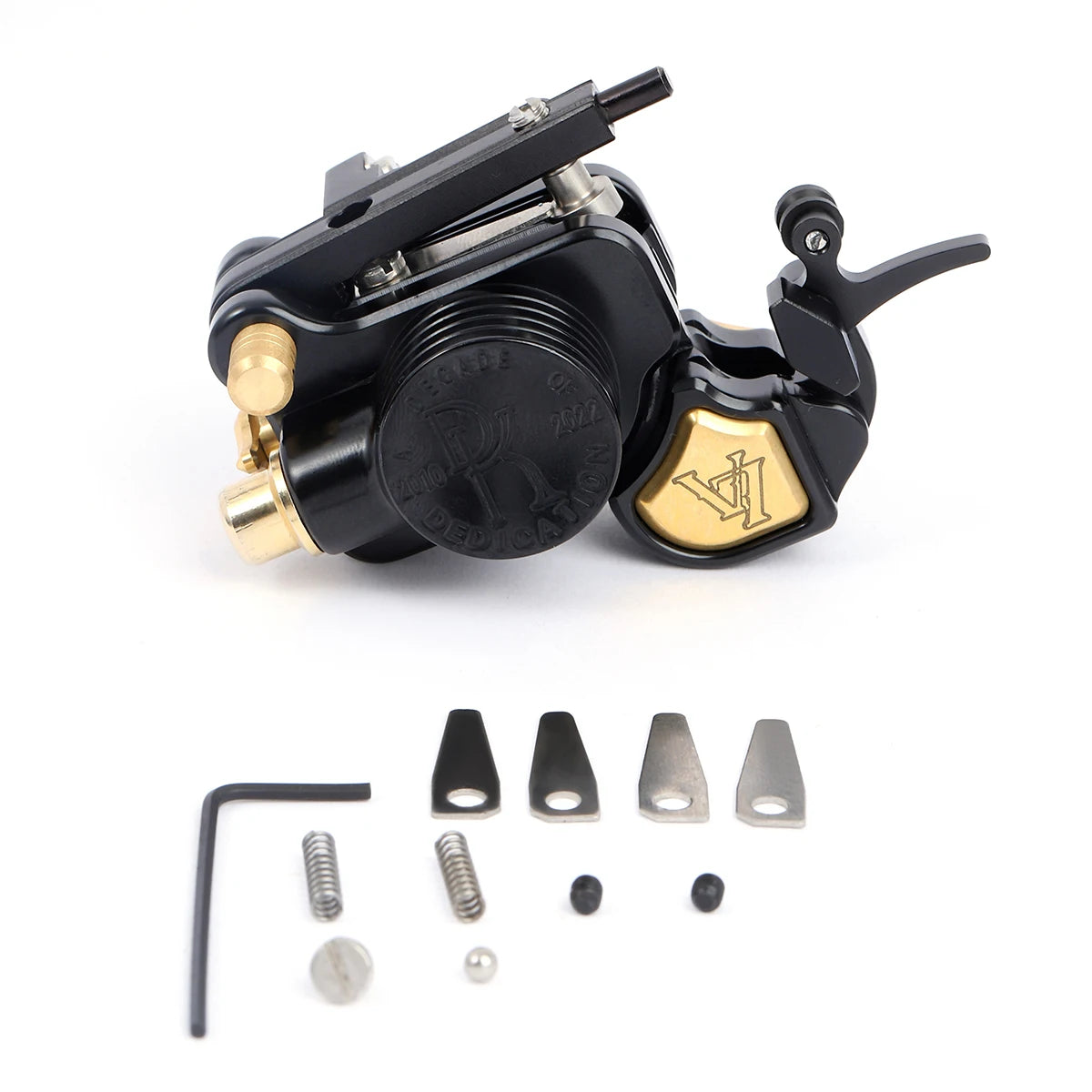 Brand New darklab V7R Shrapnel Motor Rotary Tattoo Machine Gun Withe Adjustable Stroke Supply Qme black