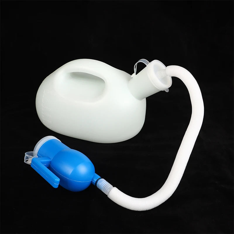 Portable Urinal Lid Outdoor Travel Car Use Includes Funnel Men Qme