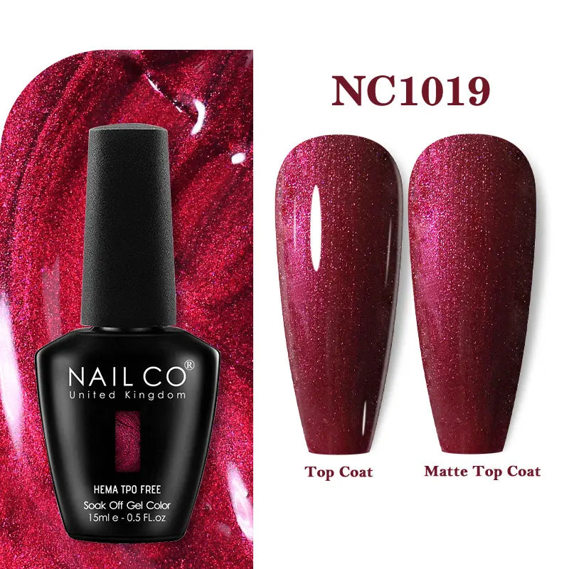 NAILCO Coat Base Gel Nail Polish Nails Art Semi Permanent Lacquer