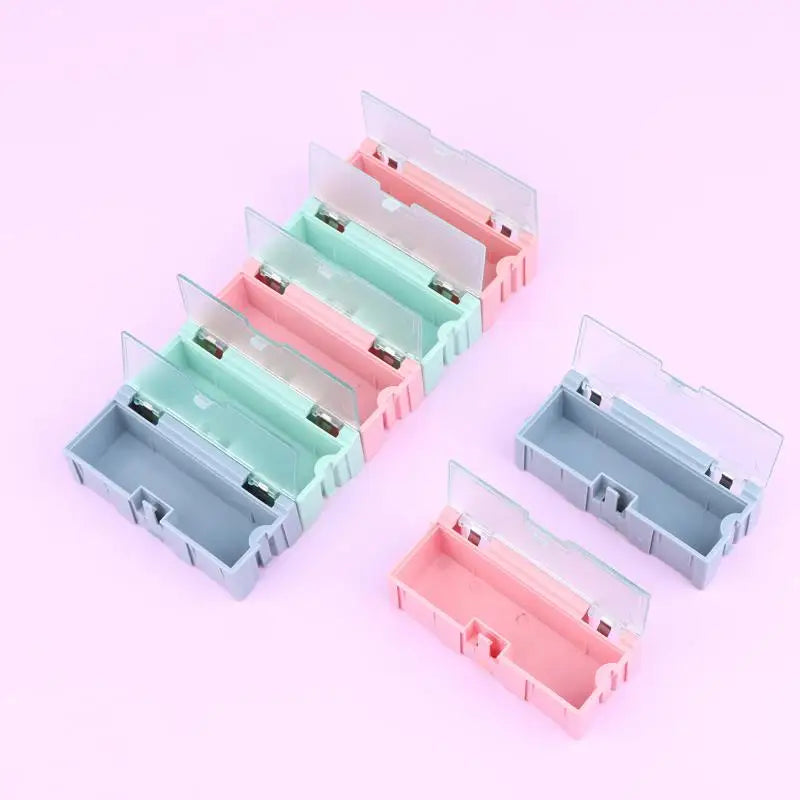 SMD SMT Electronic Box Components Small Screws Nuts Washers Container Qme