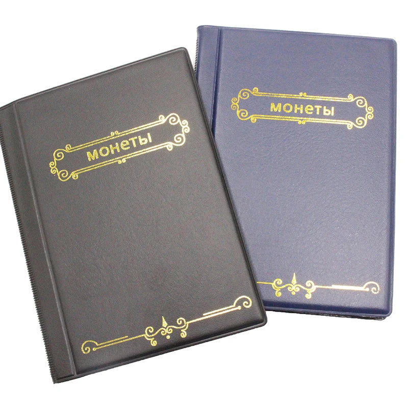 Album Coin Holders Collection Book Scrapbook Double Row Russia120 Qme