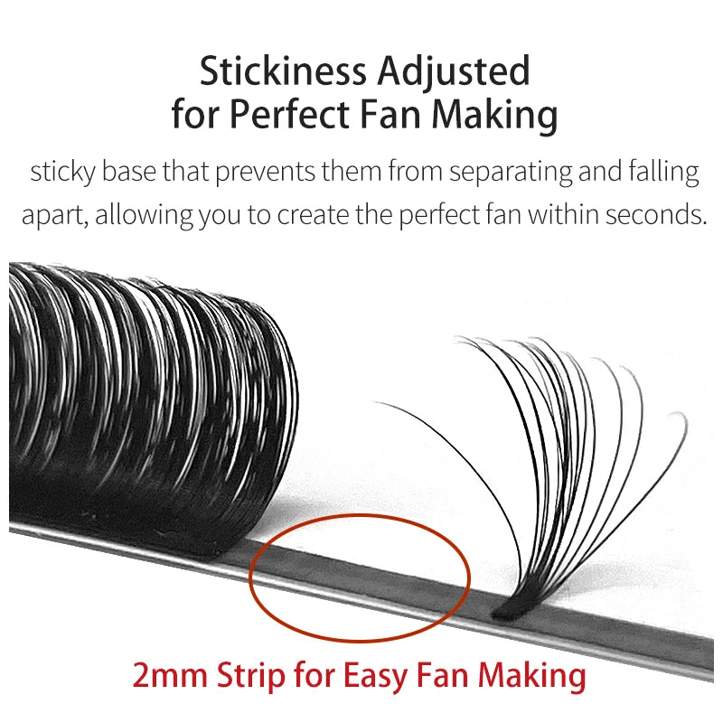NATUHANA Easy Fan Fast Fanning Volume Lashes Autofans Fake Eyelash Qme
