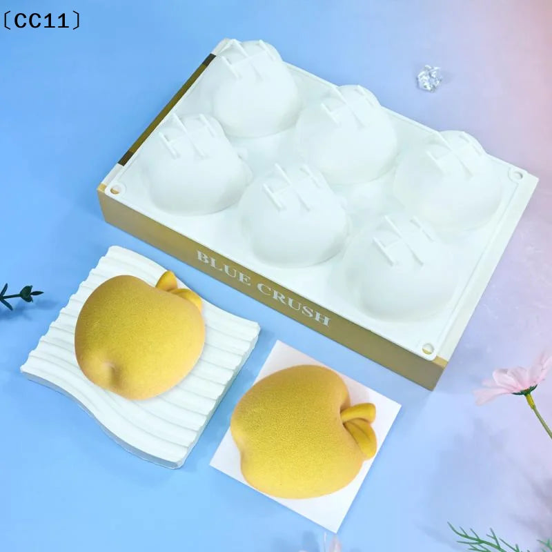 Cherry Design Food Grade French Fruit Mousse Mould Silicone Cake Mold Qme