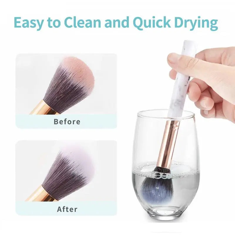 Makeup Brush Cleaner Solution Shampoo Puff Cleaning Remover Quickly Qme