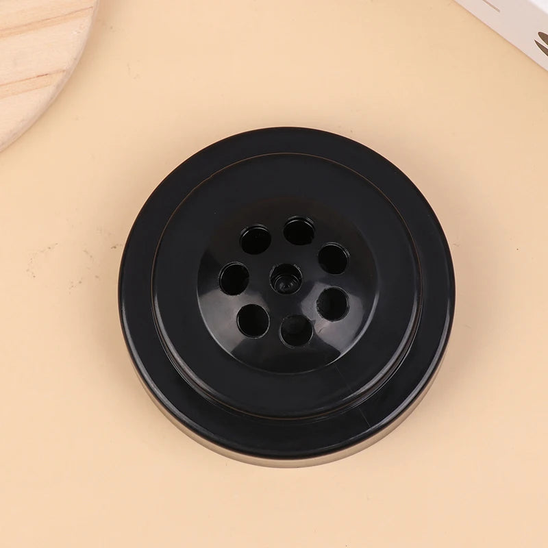 Desk Flag Stand Black Plastic Office Home Decor 8 Holes Mini Flagpole Qme
