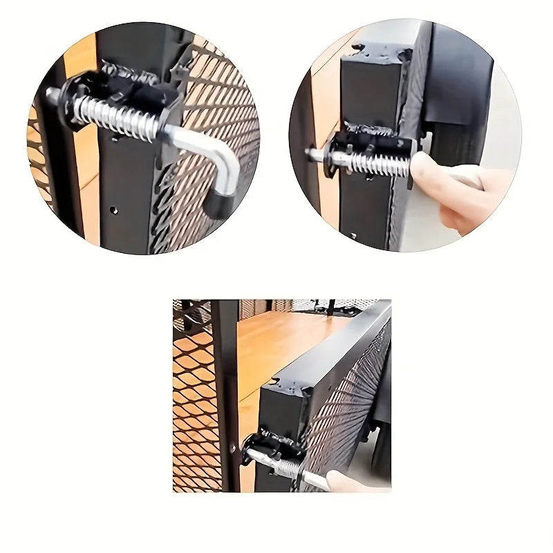 2PCS 304 Stainless Steel Spring Latch - Polished, Multi-directional Cabinets and Door Hinges with Secure Locking Mechanism Qme