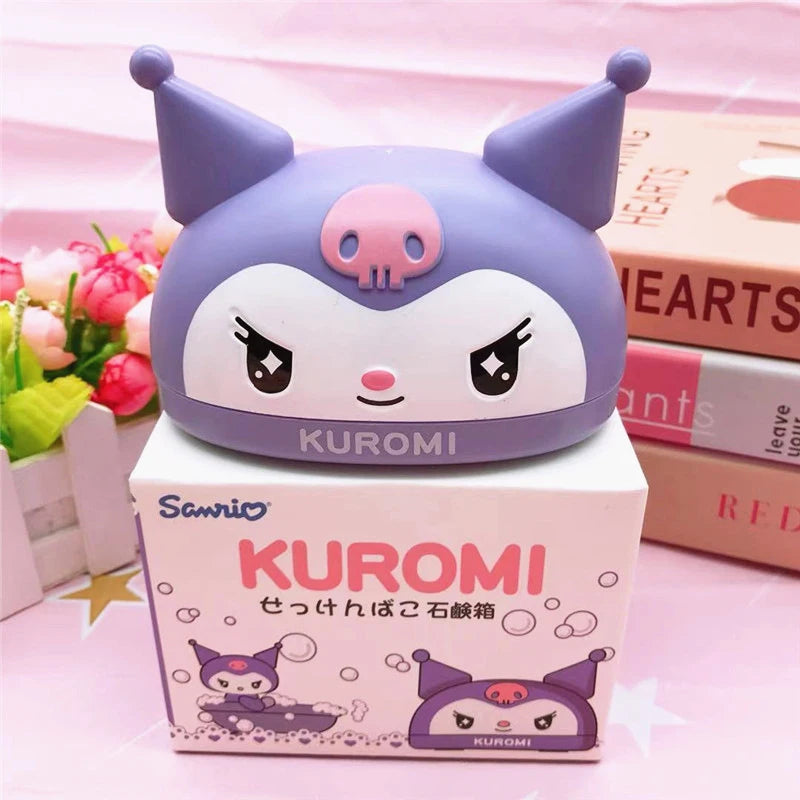 Cute Clowee-themed Soap Dish Storage Box Household Bathroom Drainable Qme