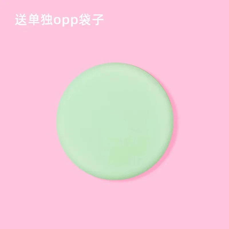 10 Cushion Foundation Powder Puff Air Makeup Puffs Round Sponges 4 Qme green