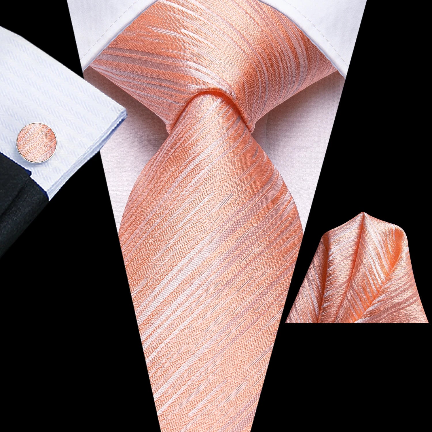 Blue Business Solid Plaid Striped Men's Tie Necktie Ties Men Formal