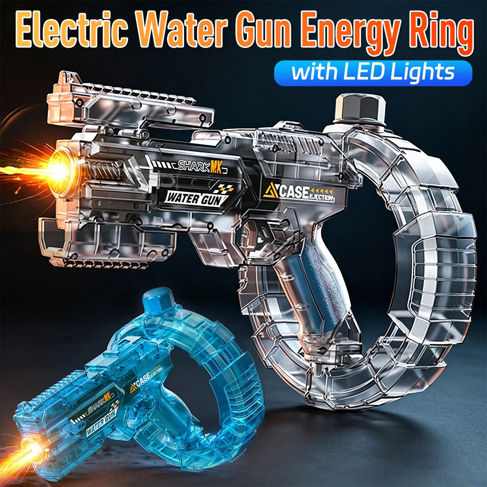 Electric Water Guns For Adults Powerful Squirt Automatic Water Suction Water Blasters Summer Outdoor Beach Toy For boys Kid Gift Qme