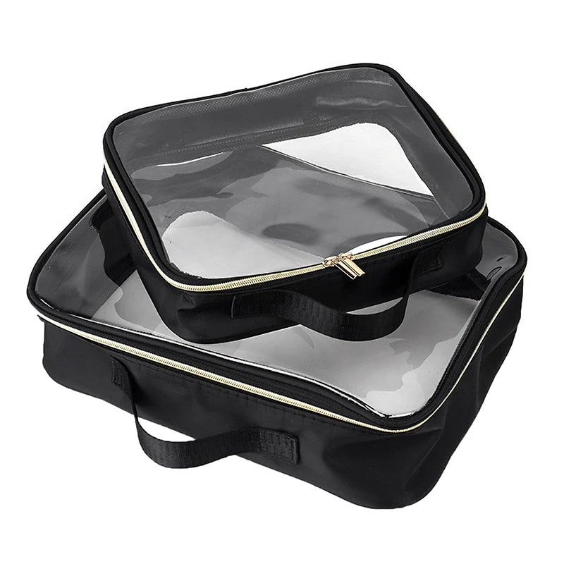 Large Capacity Cosmetic Organizer Beauty Women Case Portable Travel Qme