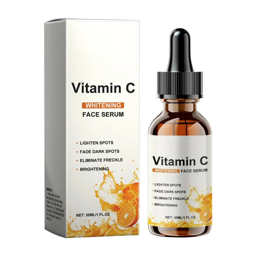20% Vitamin C Liquid Serum Anti-aging Whitening VC Hyaluronic Acid Face Serum Brighting Moisturising Fade Fine Lines Skin Care Qme 30ml 06 CN