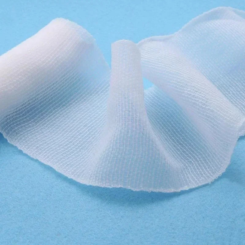 5 Rolls PBT Elastic Bandages Outdoor Emergency First Aid Bandages Breathable Mesh Bandages for Fractures Outdoor First Aid Tools Qme