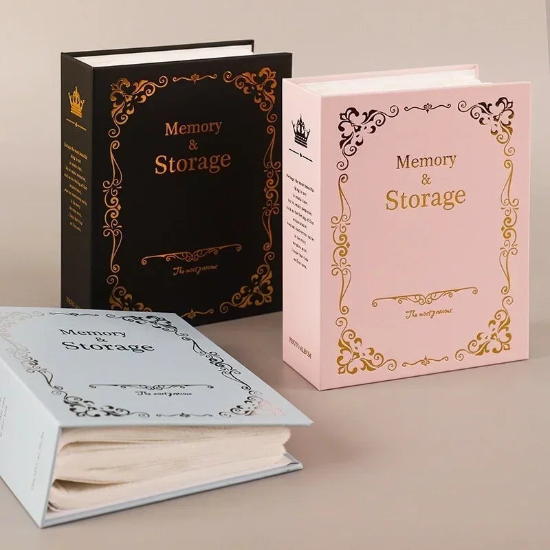 Commemorative Album 4D Printing Album Insert 6-inch 100 Plastic Children's Photo Hot Stamping Album Accessory Signature Book Qme