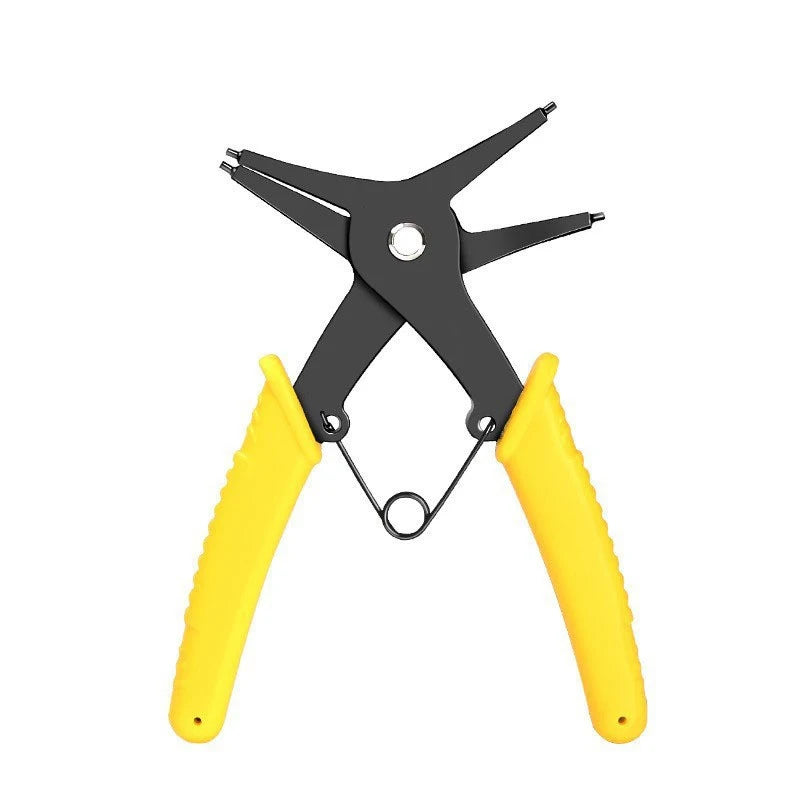2 in 1 Circlip Pliers Internal and External Retaining Ring Pliers Inner Card Outer Retaining Ring Pliers Car Repair Tool Qme 1pc