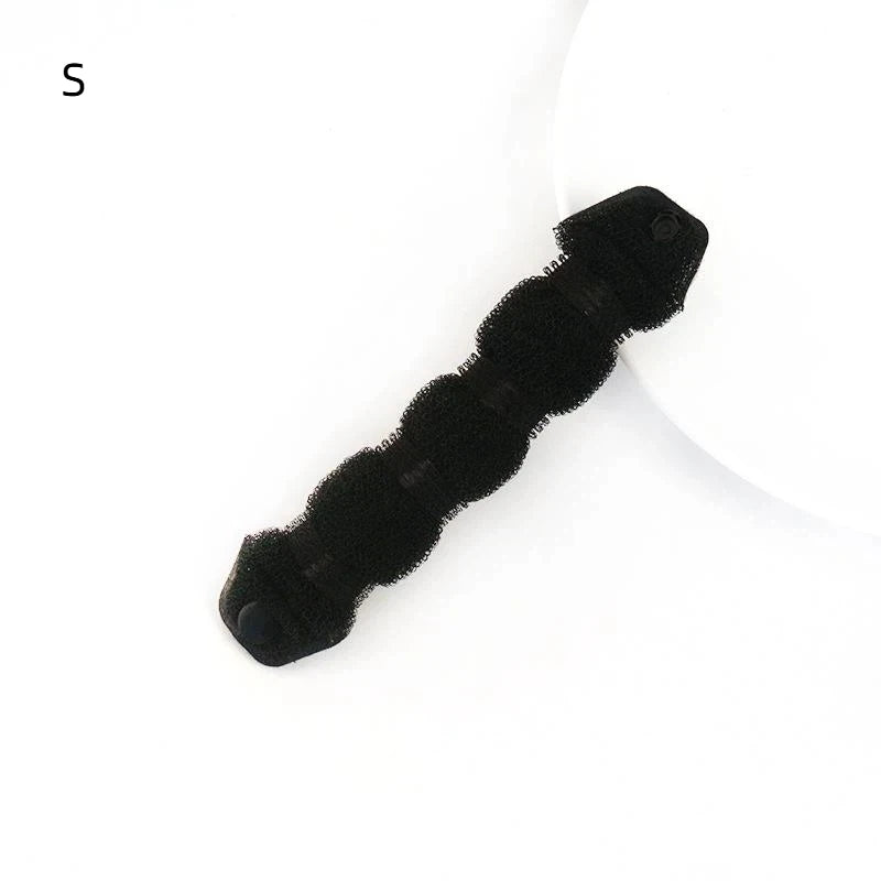 Magic Hair Bun Maker Donut Bagel Tool Easy Quick Hairstyling Reusable Qme S Black