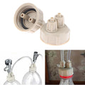 Aquarium CO2 System Tube Valve Guage Bottle Cap Fish Tank Live Plant Qme one size